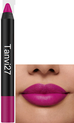tanvi27 Long Lasting Waterproof and Smooth Texture Hot pink Pencil Lipstick(Hot pink, 3.5 g)