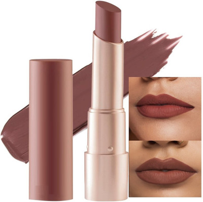 DARVING Lips Lipstick Transfer Proof with Velvety Texture Lightweight(CHOCOLATE BROWN, 3.2 g)