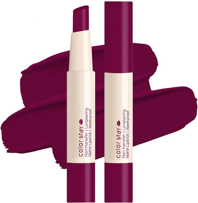 DARVING Color Stay Long Lasting Matte Lipstick(WINE, 2.1 ml)