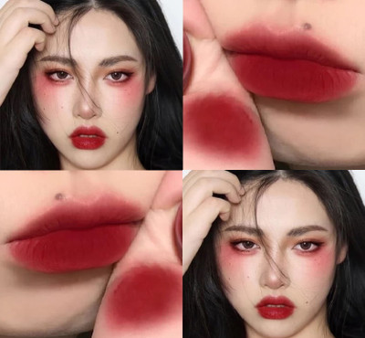 GFSU - GO FOR SOMETHING UNIQUE Creamy Matte Lip & Cheek Tint for women Enriched with Vitamin E(RED, 3.6 g)