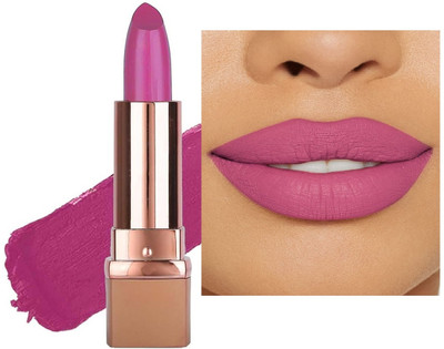 WOONGMI Matte Creamy Matte Lipstick & Texture & Long-Lasting Formula(Purple, 3.5 ml)