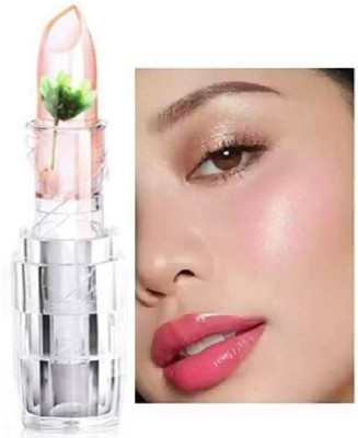 EVERERIN Flower Jelly Color Changing Lipstick Temperature Change Moisturizer LipStick(3.6 g, green)