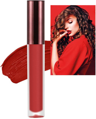 tanvi27 Long-Lasting, Hydrating & Lightweight Velvet Matte Red Lipstick(Red, 3.5 ml)