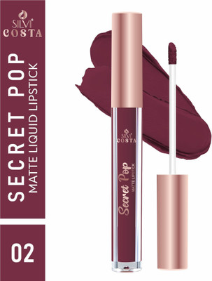 SILVI Rouge à lèvres Forever Lipstick|French Evolved TransferProof|SmudgeProof(Moody, 3 ml)