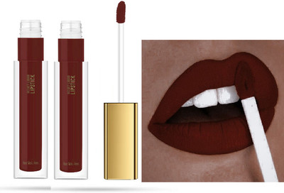 ADJD Combo Velvet Matte,Long-Lasting & Non-Drying Liquid Lipstick Maroon(Maroon, 8 ml)
