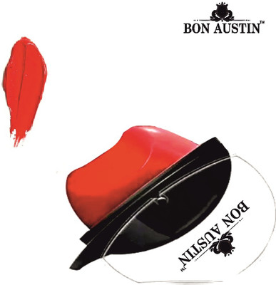 Bon Austin AppleShape (Red) Matte Lipstick for Long Lasting & Lightweight -(20g) Pack of 1(Red, 20 g)