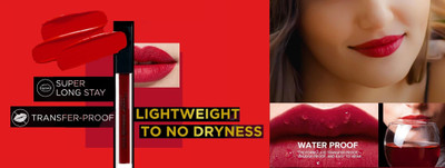 BLUEMERMAID LIQUID MATTE FINISH TOUCH RED COLOR LIPSTICK(RED, 6 ml)