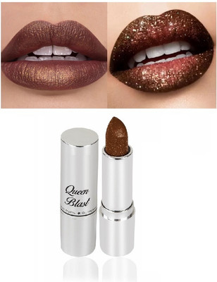 BLUEMERMAID DEEP PIGMENT BEST SHIMMERY MATTE CREAMY LIPSTICK WATERPROOF(BROWN, 3.6 g)