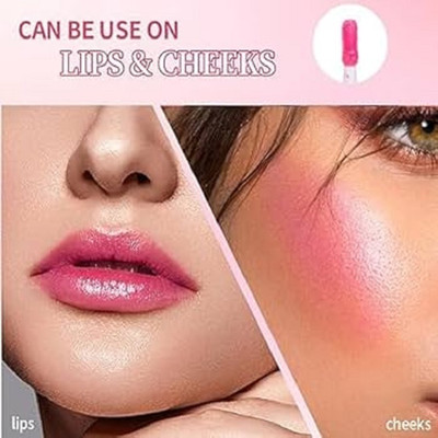 EVERERIN BEST COLOR GLOSSY FINISH NON TRANSFER KISS PROOF COLOR CHANGING GEL LIPSTICK 5(red, 3.8 g)