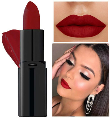 REIMICHI Long Lasting Matte Finish 3D Lipstick(bridal maroon, 3.5 g)