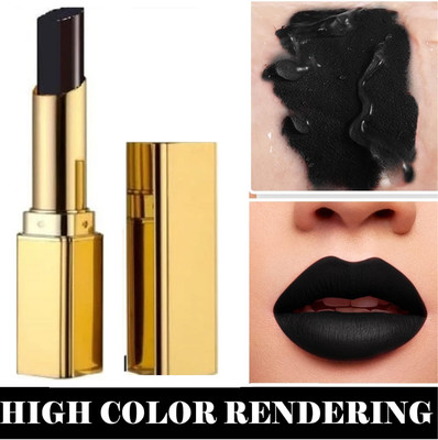 USBK Matte Lipstick Waterproof Long Last Matte Lipstick(BLACK, 3.8 g)