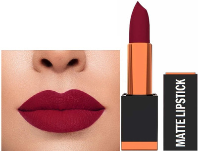 Yuency Longlasting & Lightweight Creamy Matte Lipstick(Maroon, 3.5 g)
