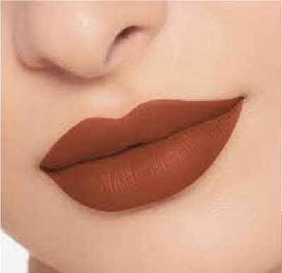 Luipui best brown matte lipstick waterproof and smudge proof pack of 1(brown, 6 g)