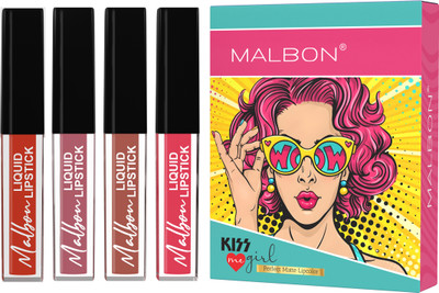 malbon Kiss Me Girl Matte Liquid Lipstick Nude Edition(multicolor, 16 ml)