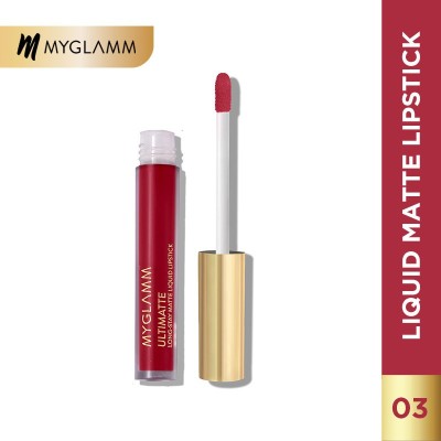 MyGlamm Ultimatte Long Stay Matte Liquid Lipstick-Coral Slayer-2.5ml(Cherry Hottie, 2.5)