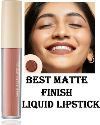 Vyomiris WATERPROOF MATTE LIQUID LIPSTICK FOR MAKEUP LOOK(BROWN, 4.5 ml)