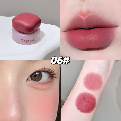 KA CAYLA Gege Bear Mousse Lip And Cheeks Dual-Use Cream(COMBO OF RED, 20 g)