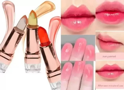 Jiwoo Mult color combo gel glossy finish gel lipstick lipstick(MULTI COLOR, 10.8 g)
