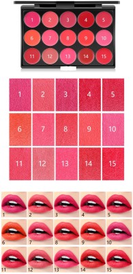 NADJA Lipstick Palette Waterproof Multi color Lipstick Palette Long Lasting(MULTICOLOR, 25 g)
