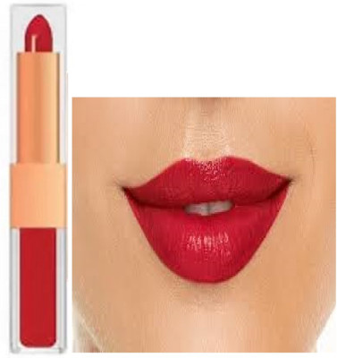 Luipui trending long lasting 2 in 1 red matte lipstick pack of 1(RED, 6 g)