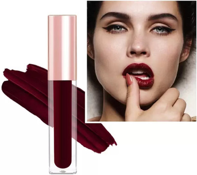 AFARAXIA Transfer Smudge Proof Longlasting Sensational Maroon Liquid Matte Lipstick(MAROON, 6 ml)