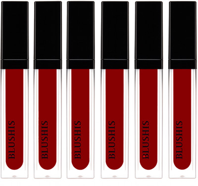 BLUSHIS Super Stay Matte Ink | Liquid Lipstick | Smudgeproof | Non Transfer(Maroon Red, 8 ml)