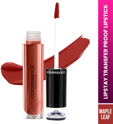 COLORESSENCE Lipstay Transfer Proof Matte Finish Highly Pigmented Deep Color Liquid Lipstick(Maple Leaf, 4 ml)