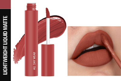 Luipui BEST MATTE CREAMY QUICK DRY, LONG STAY & HYDRATING LIPSTICK PACK OF 1(WILD BERRY - 15, 12 ml)