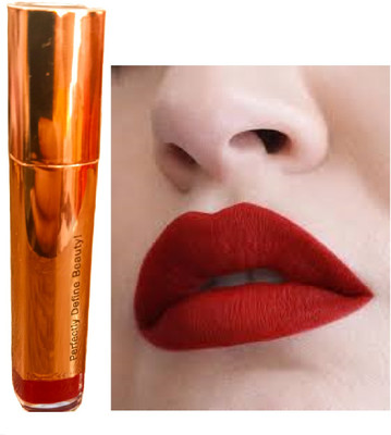 Luipui liquid red waterproof lipstick pack of 1(red, 6 ml)