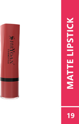 Shryoan Matte Long Lasting Bullet Lipstick| Waterproof, Matte Finish & Easy to Glide(Flush, 4.2 g)