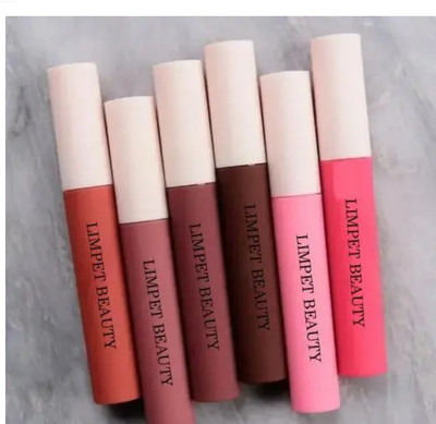 HIGHGLAM COMBO OF 6 SHADES LIMPET BEAUTY LIPSTICK LONG LASTING (PACK OF 6)(Multicolor, 16 ml)