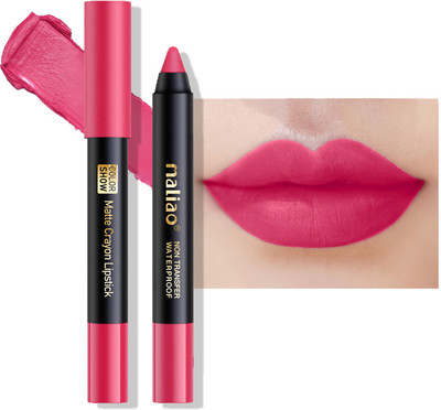 maliao Matte Crayon Lipstick - 6-in-1 Non-Transfer Waterproof Color Show(811 - CHAROLETTE, 4.2 g)