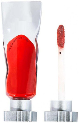 Emijun Ice Cube Matte Lipstick Velvet Transparent Lip Glaze Pigment Non-Stick(RED, 4 ml)