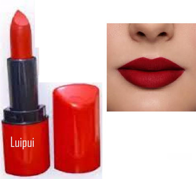 Luipui red lipstick unique lipstick pack of 1(red, 6 g)