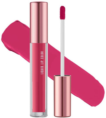 EVERERIN DARK PIGMENT PINK COLOR MATTE LIQUID LIPSTICK(PEACH, 3.5 g)