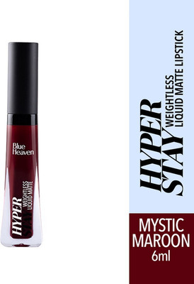 BLUE HEAVEN Hyper Stay Weighless Liquid Matte shade-05(Mystic Maroon, 6 ml)