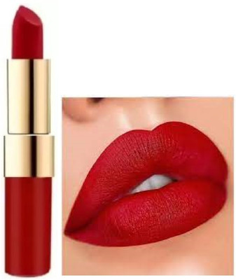 Luipui best 2 in 1 red matte finish lipstick pack of 1 awesome and long lasting(red, 6 g)