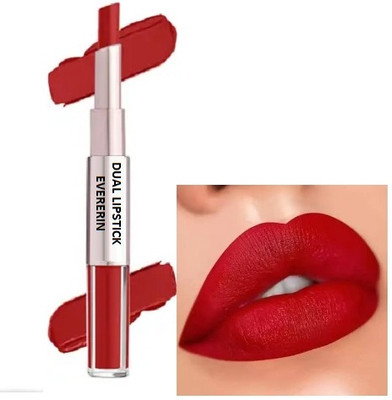 EVERERIN Combo of 2 lipstick 5 in 1 Lipstick(RED, 8 g)