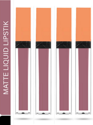 Luipui TRENDING LONG LASTING, WATERPROOF & QUICK DRY LIPSTICK FOR BOLD LOOK PACK OF 4(BLUSH PINK CASTRO - 242, 36 ml)