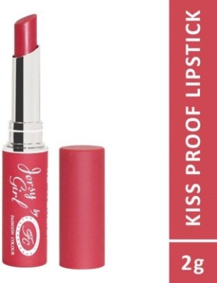 FASHION COLOUR Non Transfer Kiss Proof Lipstick Shade 01(Carminerose, 2 g)