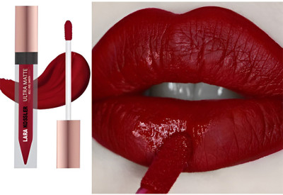 LARA KOSSLER Matte Me Ultra Smooth Matte Liquid Lip Color, Mask Proof, Waterproof(MAROON, 10 ml)