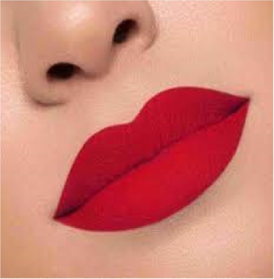 Luipui wonderful best red 2 in 1 matte finish lipstick pack of 1 waterproof(red, 6 g)