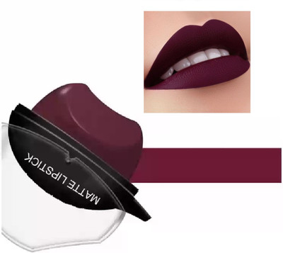 Jiwoo Lip Shape Lipstick Matte Waterproof Long Lasting Wine(WINE, 10 g)