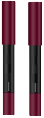 Luipui LONG LASTING DARK MAROON MATTE LIPSTICK WATERPROOF PACK OF 2(DARK MAROON, 8 ml)