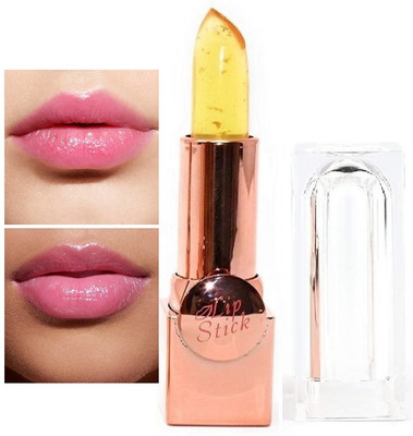 SEUNG NEW COLOR PINK GEL LIPSTICK COLOR CHANGING JELLY GLOSSY FORMULA(YELLOW, 3.6 g)