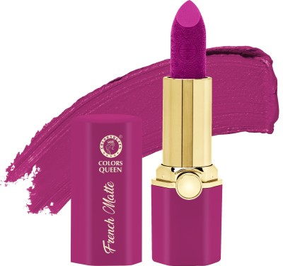 COLORS QUEEN French Matte lipstick(Glam Pink, 3.8 g)