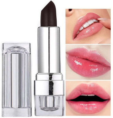 MYEONG Color Change Lip Balm Long Lasting Moisturizer Lip Gloss Jelly Lipstick(Black, 2 g)