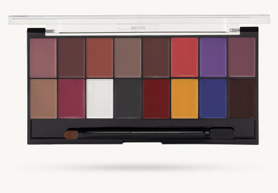 tanvi27 16 Shade Ultra Pigmented Matte Lip Color Palette(Multicolor, 36 g)