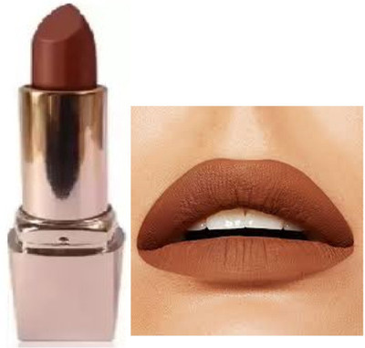 Luipui attractive brown matte finish lipstick pack of 1(brown, 6 g)