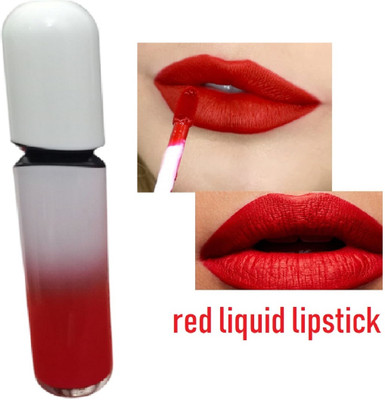 Luipui fantastic red matte lipstick for girls pack of 1(red, 6 ml)